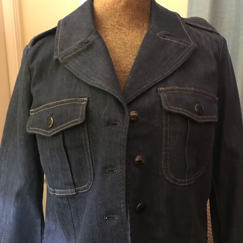 J. Crew Denim Jacket in Navy Wash